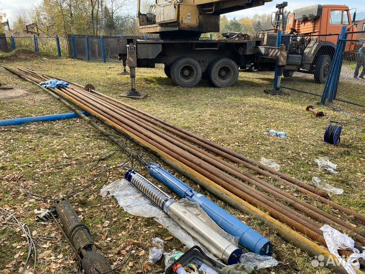 Чистка скважин/ Ремонт скважин/ Замена насоса