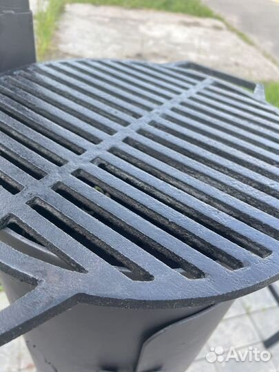 Решетка барбекю чугунная