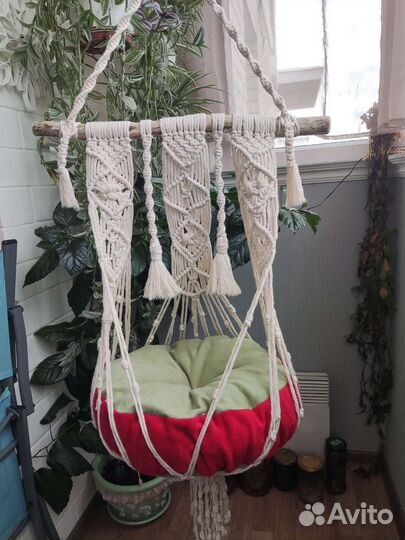 Гамак для кошек подвесной