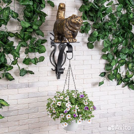 Кронштейн для цветов Кот Лео