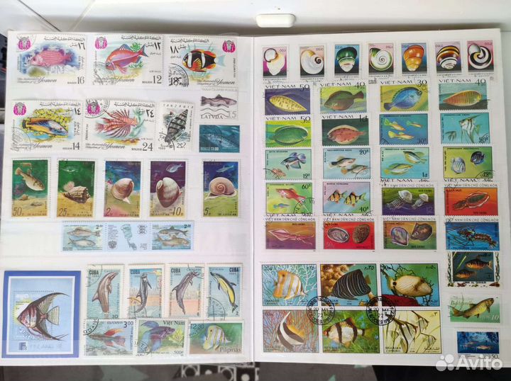 Марки, тематика фауна