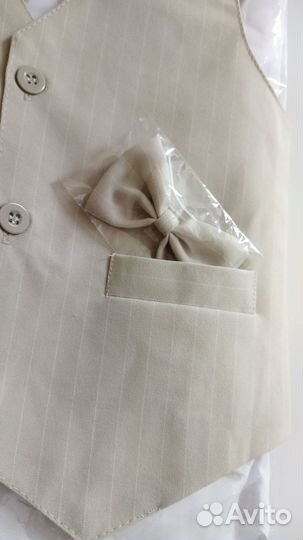 Костюм для мальчика новый,брюки,рубашка,жилет