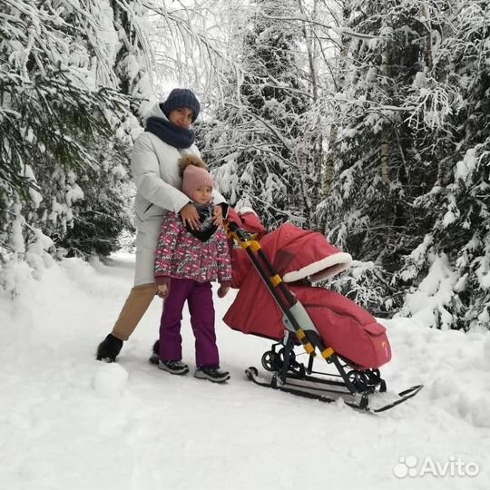 Детские санки с колесами