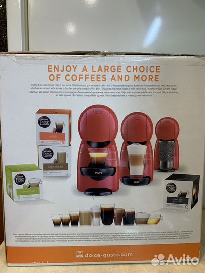 Капсулыная кофемашина dolce gusto piccolo xs red