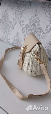 Сумка женская через плечо белая