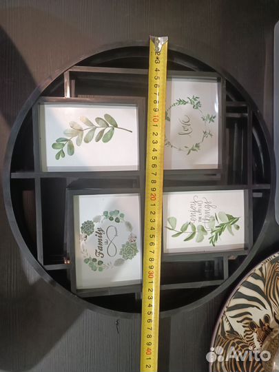 Рамка круглая настенная