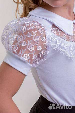 Блузуа школьная 128