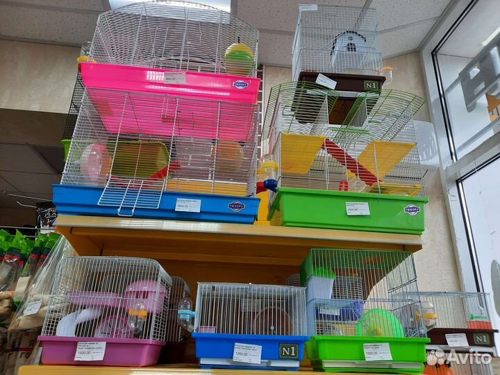 Клетки для грызунов и попугаев новые
