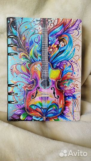 Роспись кожаных блокнотов