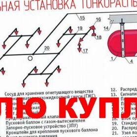 Пожарные баллоны,модули,фреон,хладон в любых емкос