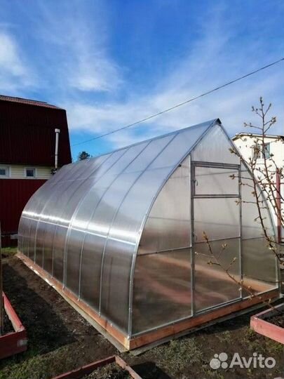 Теплица капля 3 на 4 усиленная