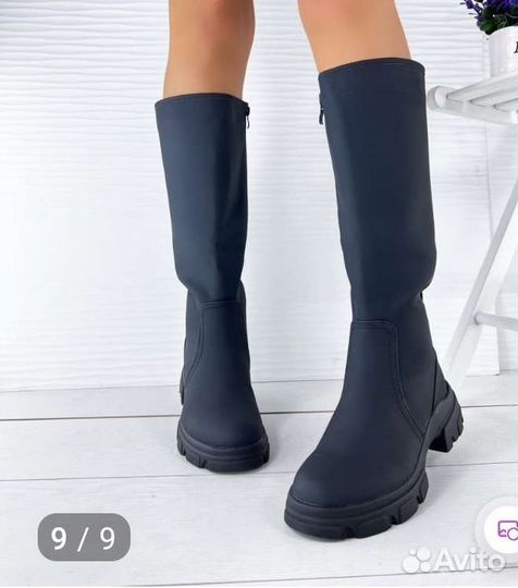 Сапоги женские 38и39 размеры