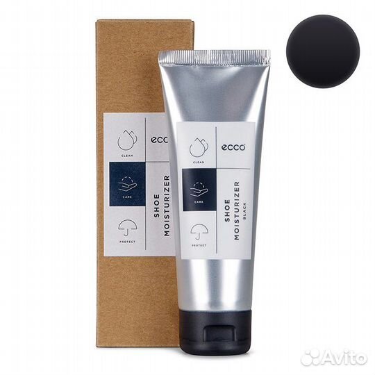 Ecco крем черный для обуви на водной основе