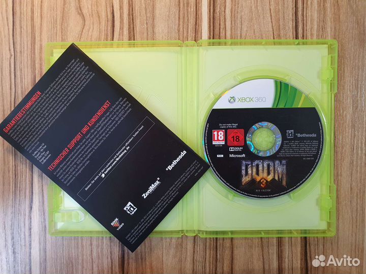 Xbox 360 / Xbox one Doom 3 BFG. Лицензия