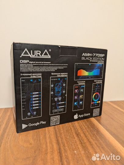 Магнитола Aura AMH-77DSP Black Edition (новая)