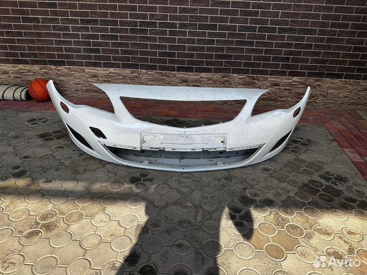Бампер передний opel astra j