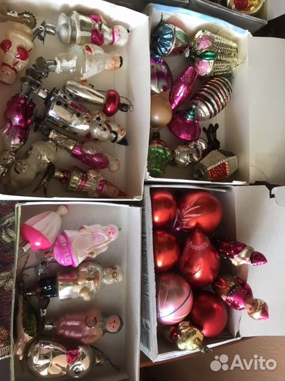 Елочные игрушки СССР 109 штук