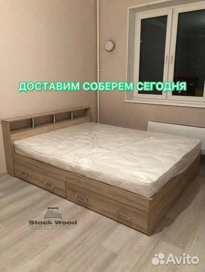 Кровать с ящиками