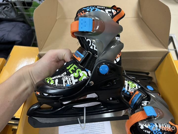 Коньки ледовые раздвижные