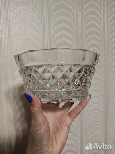 Хрустальная конфетница /ваза