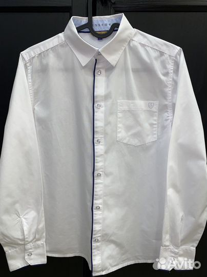 Рубашка белая 158