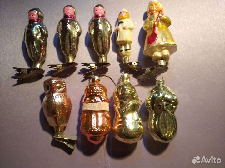 Елочные игрушки СССР