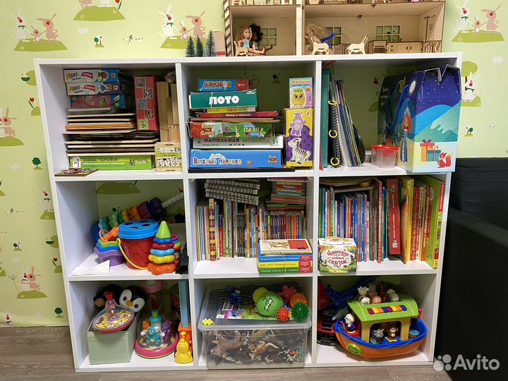 Стеллаж для игрушек 126х106х30