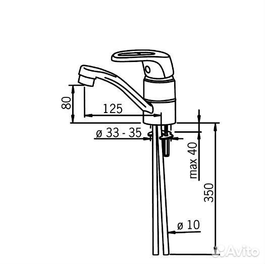 Смеситель для раковины oras Safira 1015, новый