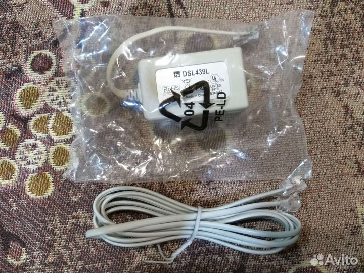 Сплиттер adsl TE DSL439l + кабель