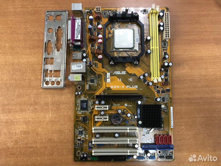 Мат. плата sAM2 asus M2N-X plus + Athlon 64 X2