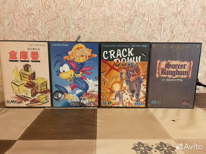 Sega megadrive JAP игры, картриджи (лицензия)