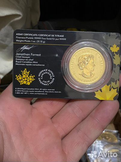 Золотая монета