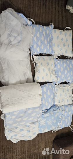 Постельное белье на детскую кроватку