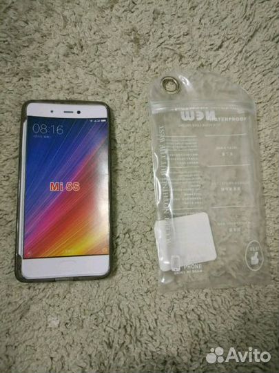 Xiaomi Mi 5s силиконовый чехол прозрачный