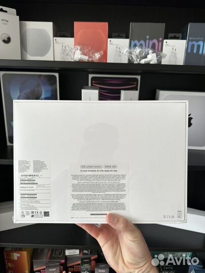 MacBook Air m1 space gray новый чек от М.Видео