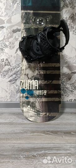 Сноуборд Zuma limit9 153cm+Крепления M8Trix Новые