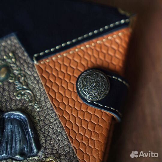 Авторский Кожаный блокнот в подарок А5