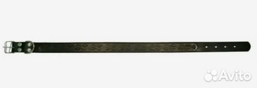 Ошейник для собак 1-слойный 36 мм тиснение длина д