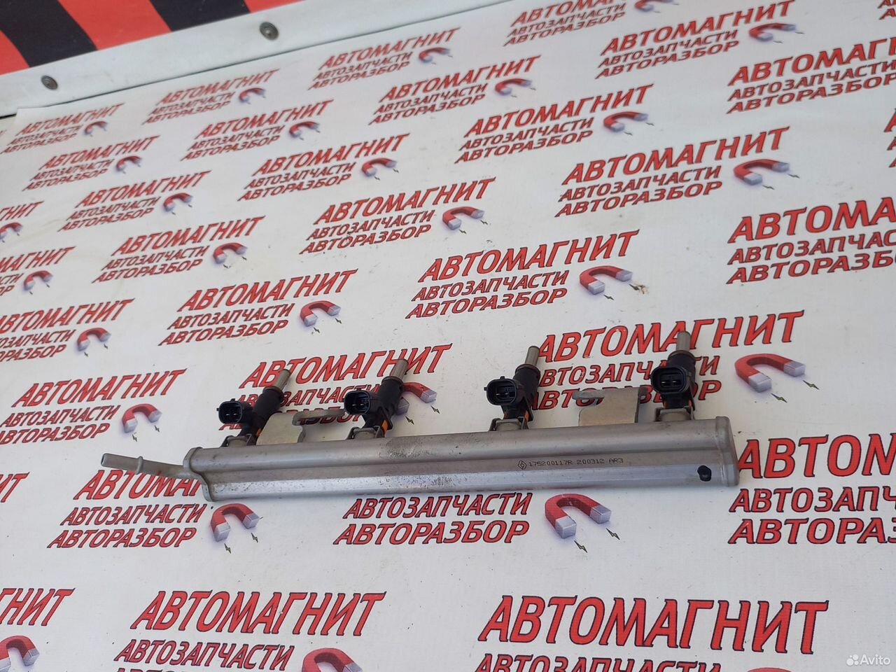 Топливная рампа форсунка Рено Аркана 1.6 H4M