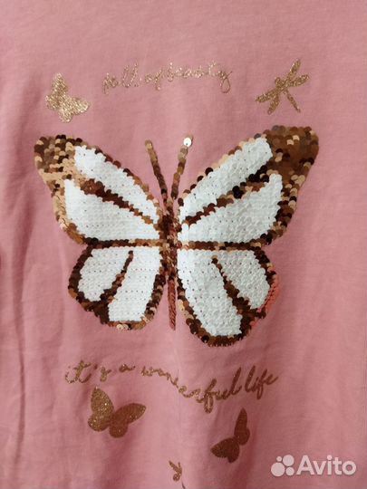 Свитшот для девочки с пайетками