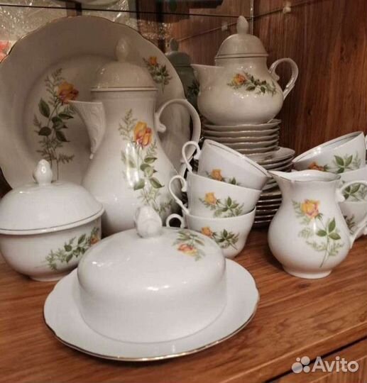 Сервиз чайно-кофейный. Кahla. ГДР. Новый. Остатки