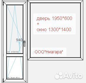 Балконный блок пвх