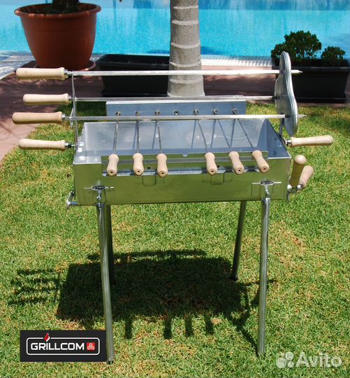 Мангал автоматический угольный