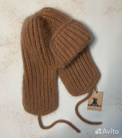 Шапка ушанка женская