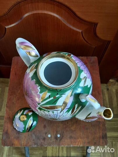 Чайник фарфоровый. Дулёво. СССР