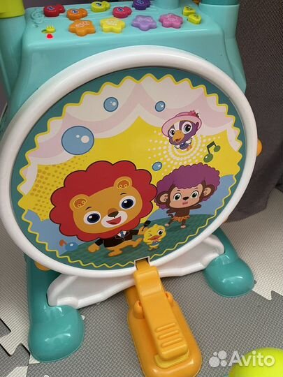 Барабан детский со стулом
