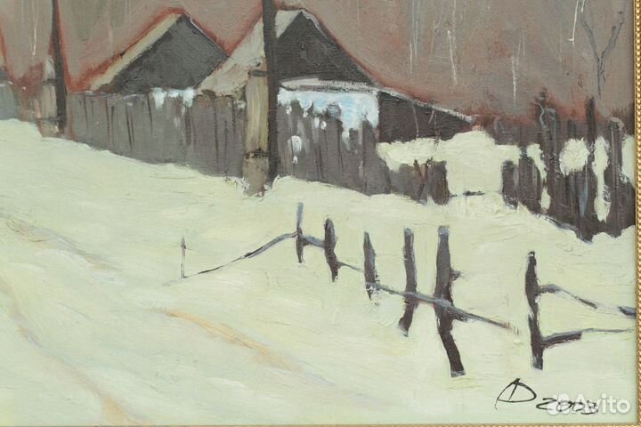 Картина - Заиндевело. Данилов А.А. 2003г