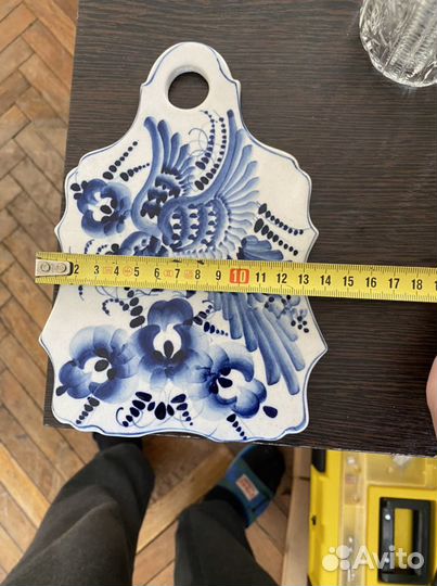 Декоративная доска гжель