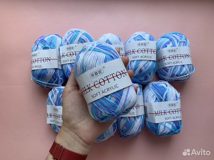 Пряжа секционная акрил хлопок