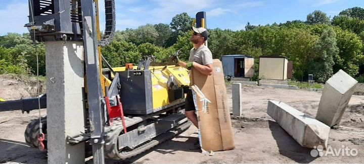 Ж/б сваи, забивка свай, фундамент на ж/б сваях